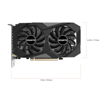 GIGABYTE NVIDIA GeForce RTX 3050 WINDFORCE OC V2 6GB GDDR6 PCI GIGABYTE NVIDIA GeForce RTX 3050 WINDFORCE OC V2 6GB GDDR6 PCI
