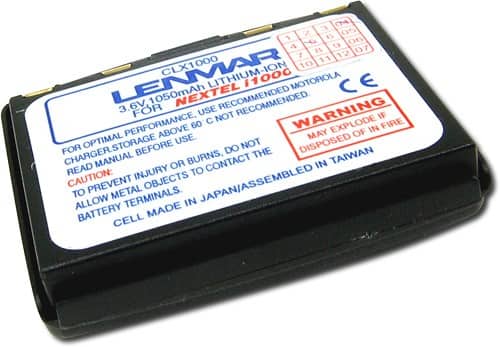 Angle Standard. Lenmar - Lithium-Ion Battery for Select Motorola Mobile Phones.