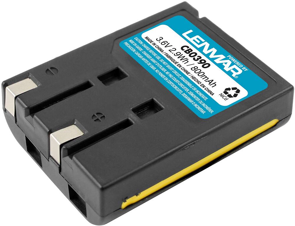 Front. Lenmar - Nickel-Metal Hydride Battery for Select Cordless Phones - Gray.