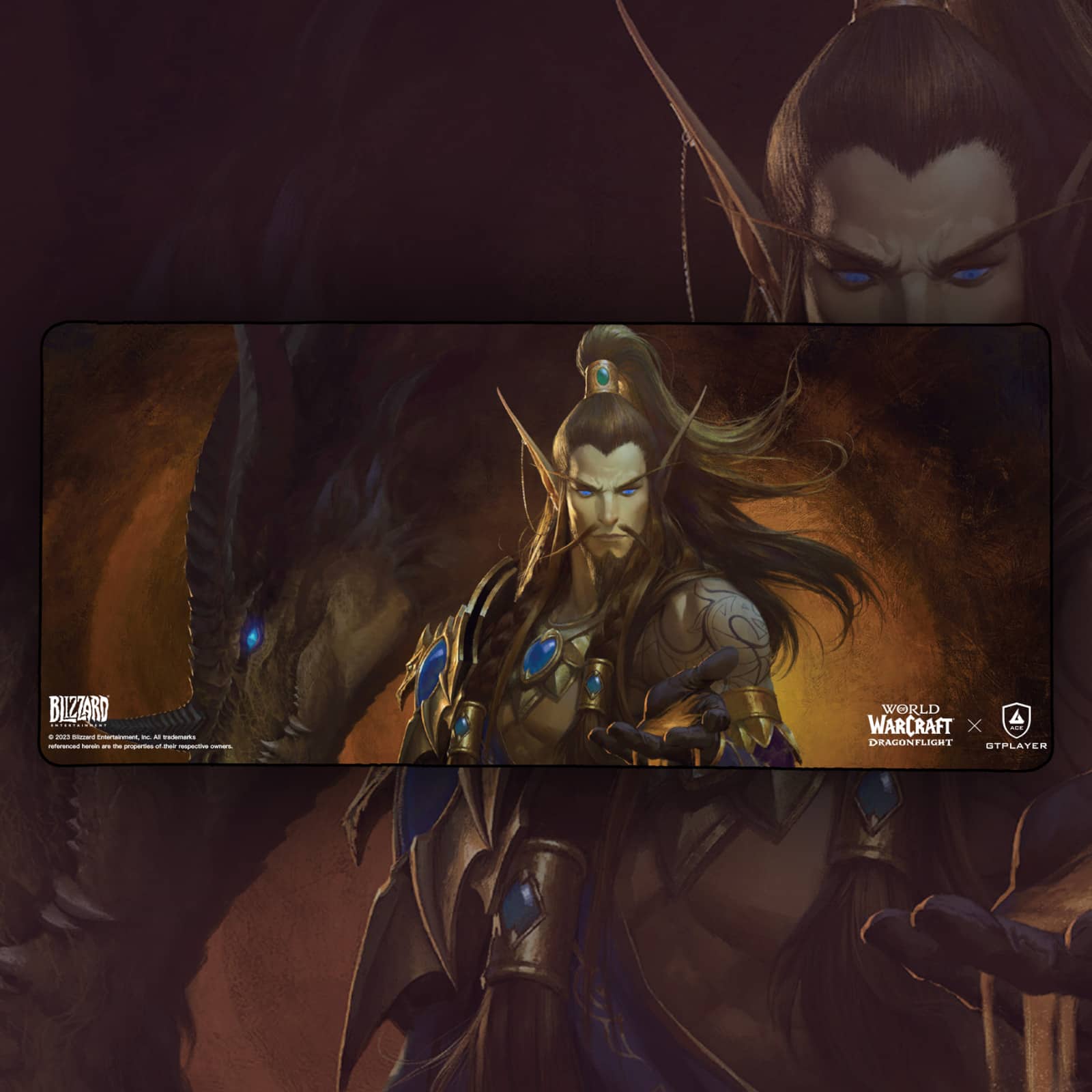 CloudRest Pro - World of Warcraft®: Dragonflight Mousepad - Nozdormu Edition - Dragonflight - Nozdormu Edition