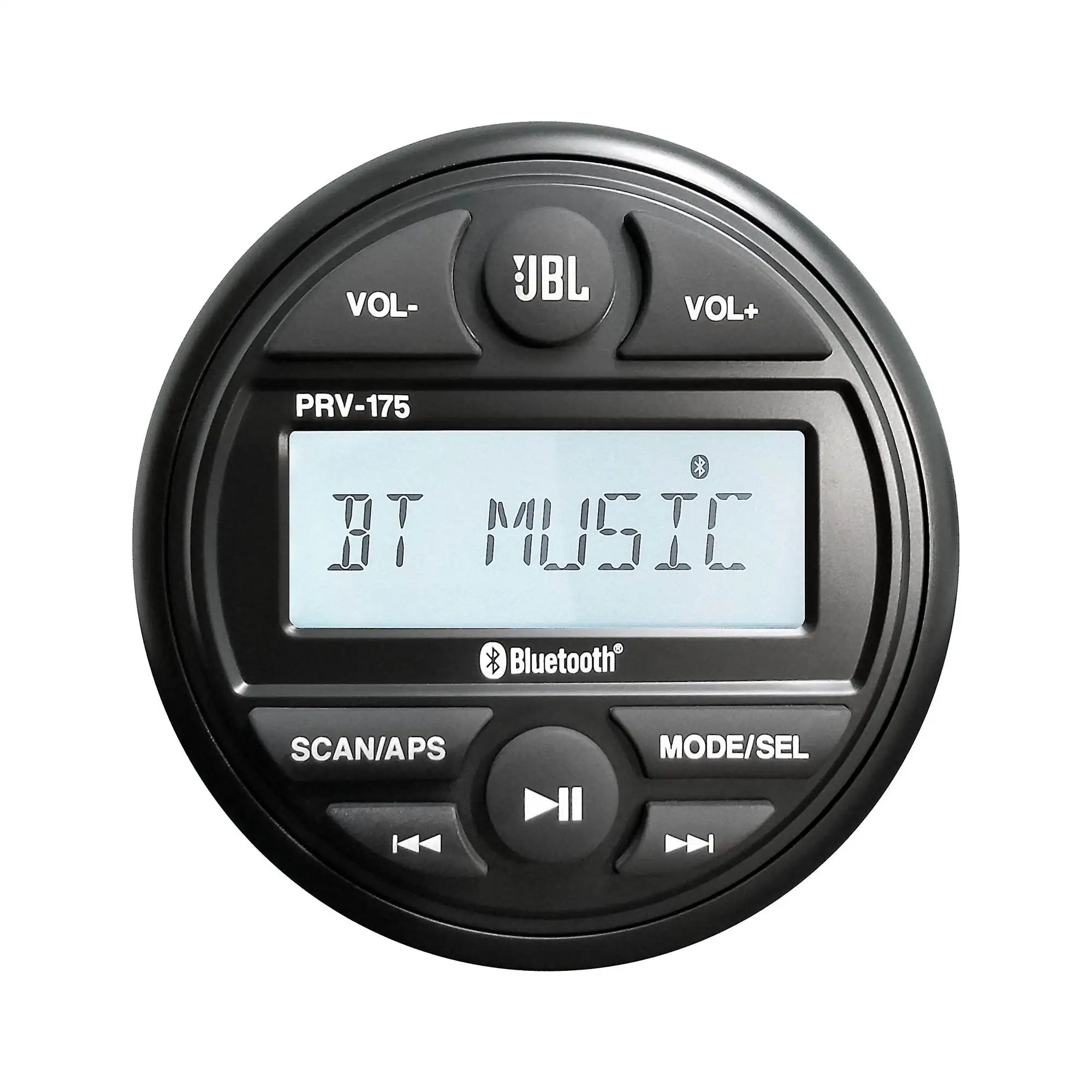 VOL- JBL VOL+ PRV-175 BT MUSIC Bluetooth SCAN/APS MODE/SEL