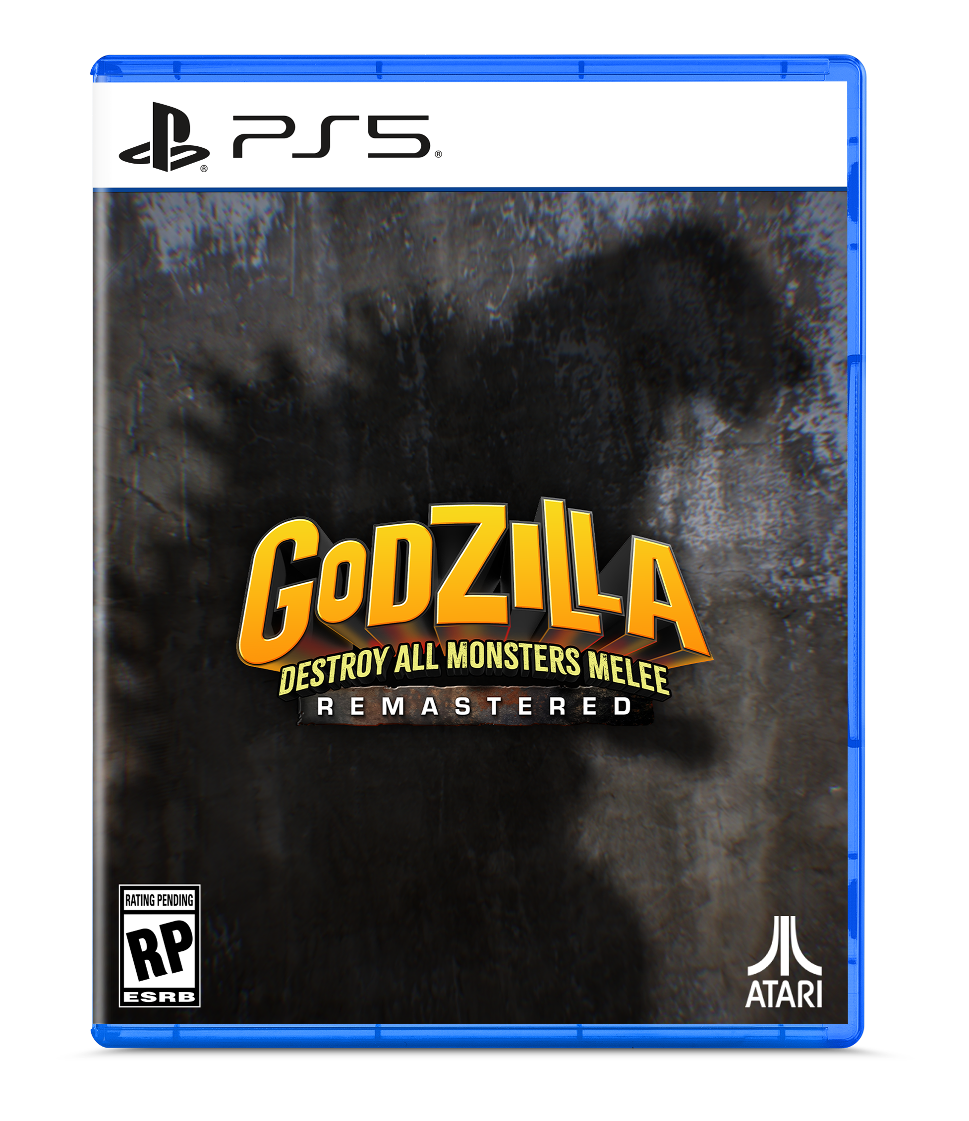PS5. GODZILLA DESTROY ALL MONSTERS MELEE REMASTERED RATING PENDING RP ESRB ATARI - RP (Rating Pending)