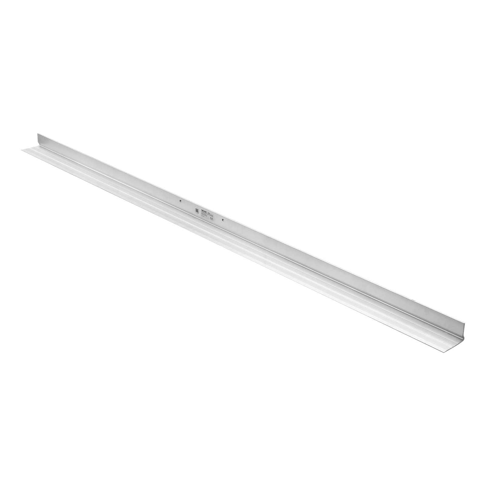 VEVOR - Concrete Screed Blade 8 ft Length Aluminum Alloy Board Leveling Tool, 5.3 in Wide Straight Edge, Wide Coverage - Silver