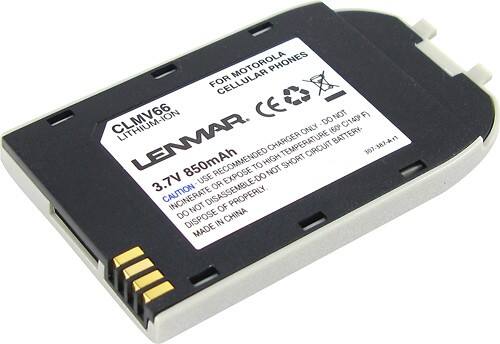 Angle Standard. Lenmar - Lithium-Ion Battery for Select Motorola Mobile Phones.