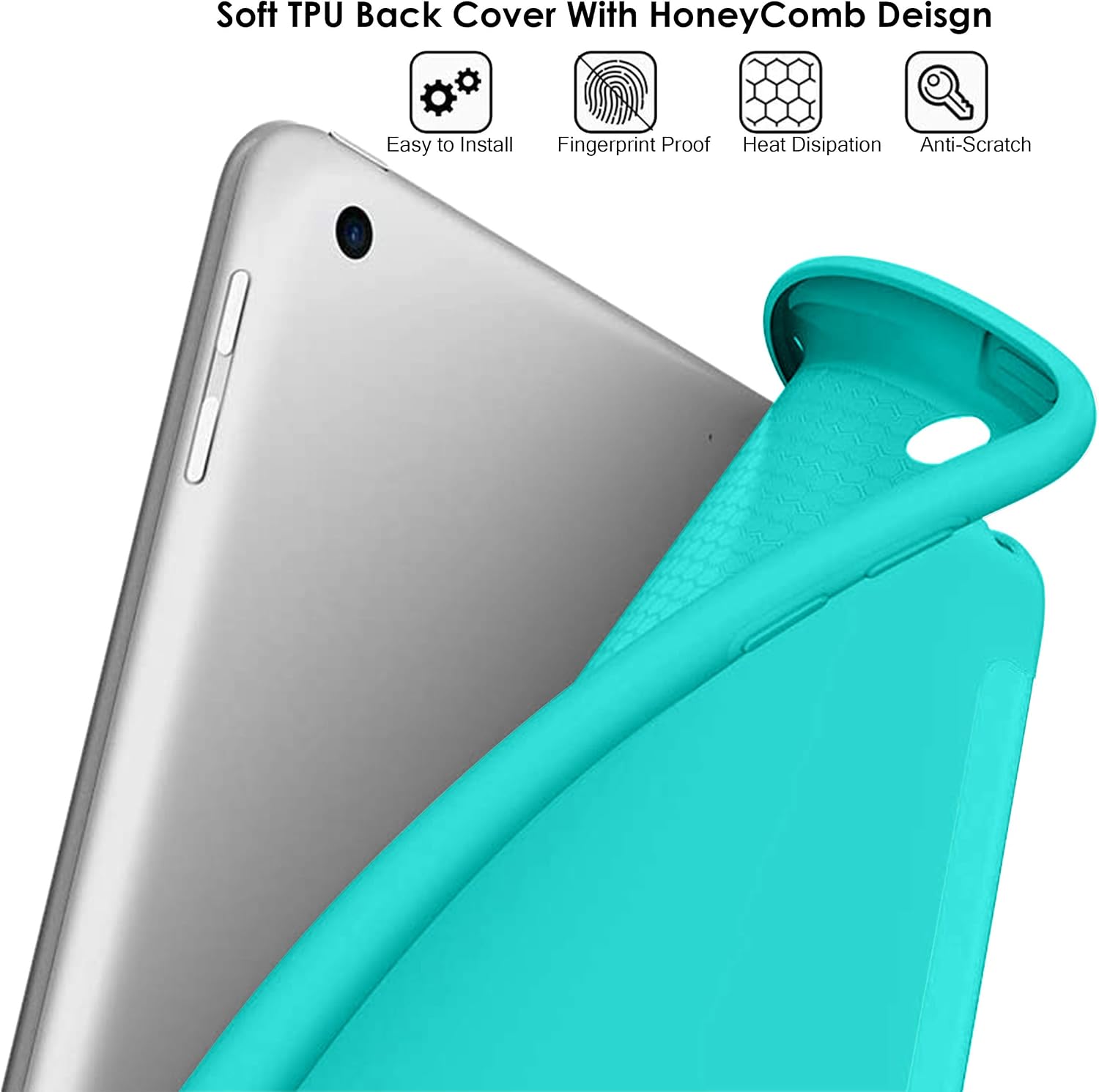 Soft TPU Back Cover With HoneyComb Design  
Easy to Install  
Fingerprint Proof  
Heat Disipation  
Anti-Scratch