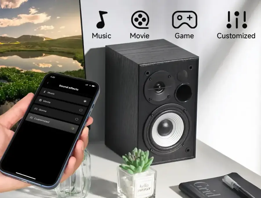 The text on the image reads: "Music Movie Game Customized 4:20 Sound effects Music - Movie - Game Customized."