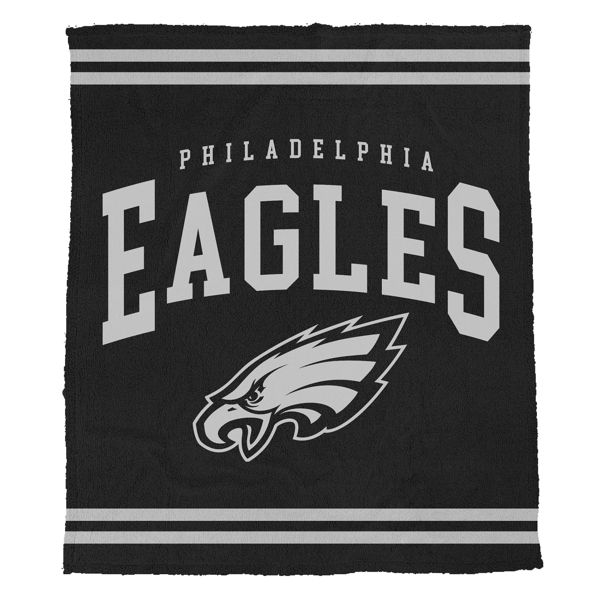 Pegasus - Philadelphia Eagles 50" x 60" Midnight Logo Cozy Knit Blanket - Multicolor
