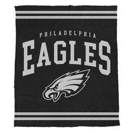 Pegasus - Philadelphia Eagles 50" x 60" Midnight Logo Cozy Knit Blanket - Multicolor