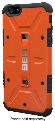 Front. Urban Armor Gear - Composite Case for Apple iPhone 6 Plus and 6s Plus - Rust/Black.
