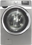 Front Standard. Samsung - 4.3 Cu. Ft. 13-Cycle Steam Washer - Stainless Platinum.