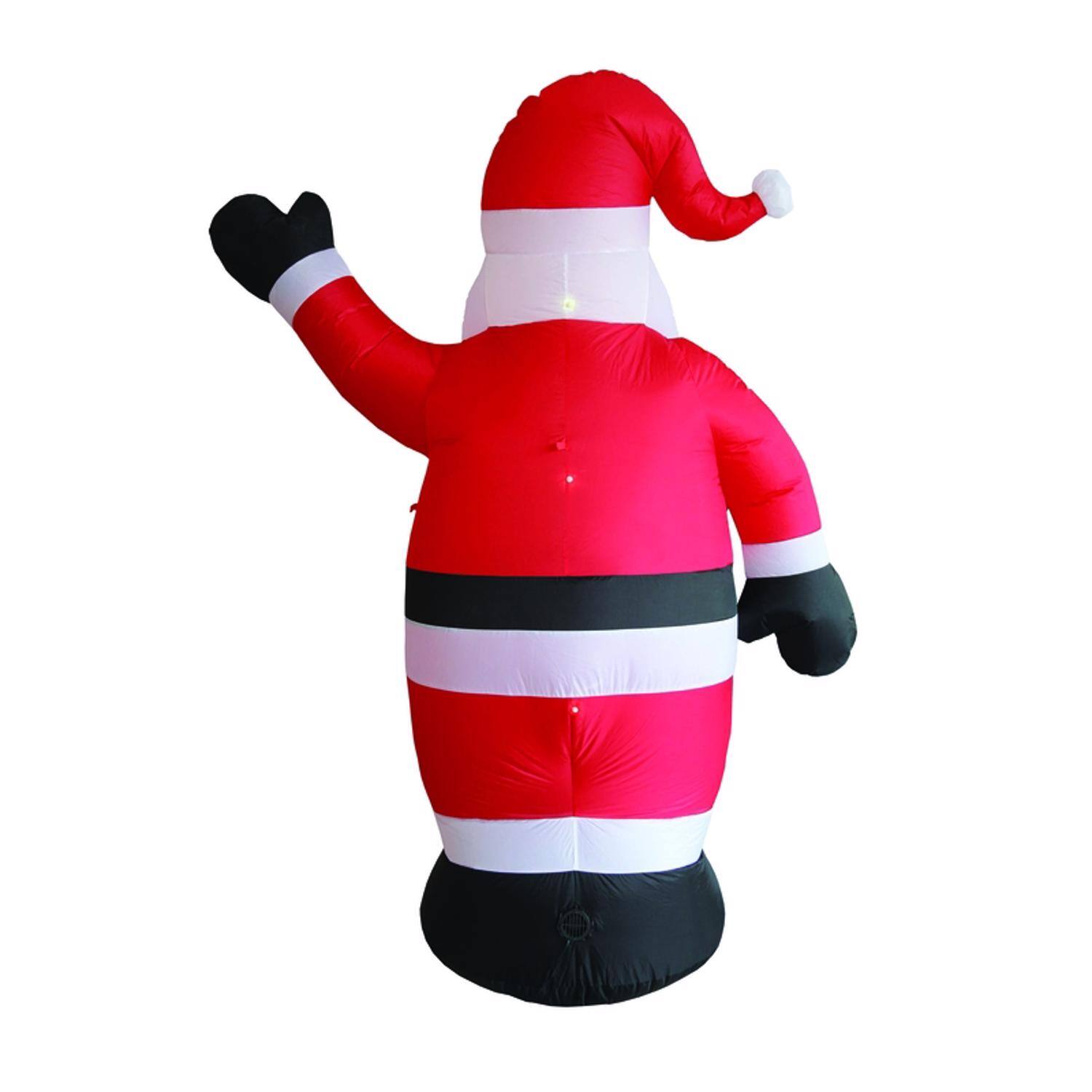Angle. Celebrations - Celebrations Santa 8 ft. Inflatable - Multicolored.