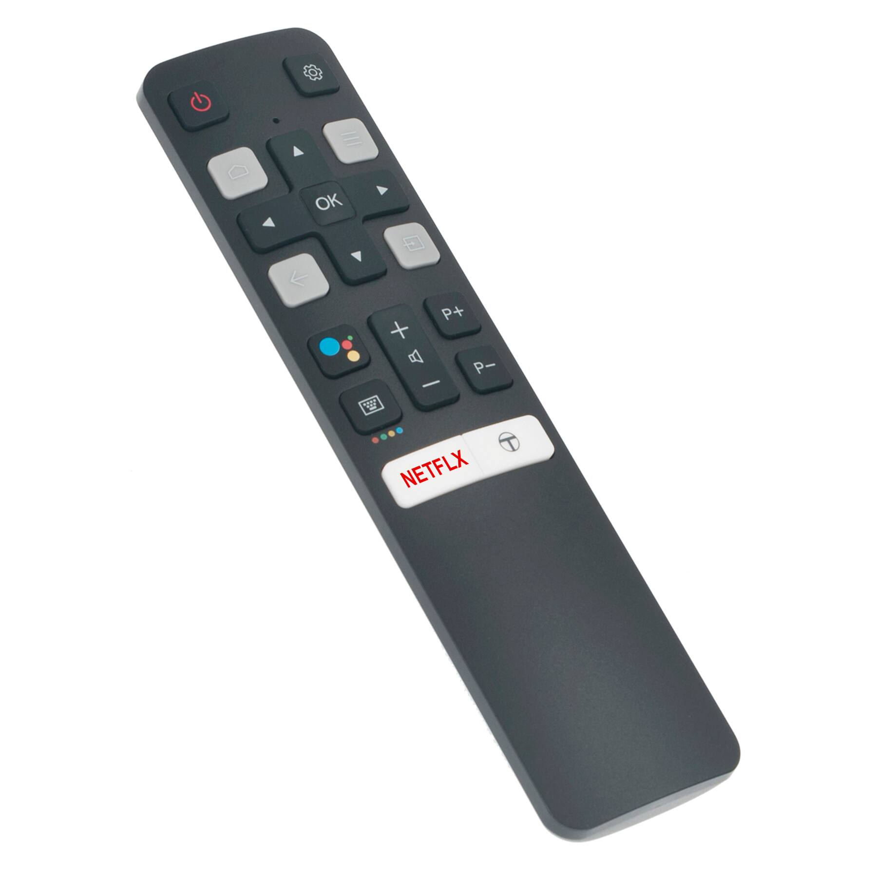 Left. ALLIMITY - ERC802V Voice Replacement Remote, Fit for Hitachi Android TV LD50HTS12U LD55HTS12U LD65HTS12U LD75HTS12U LD50HTS12U-CO - Black.