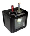 Left Zoom. Vinotemp - 2-Bottle Thermoelectric Open Wine Cooler - Black.
