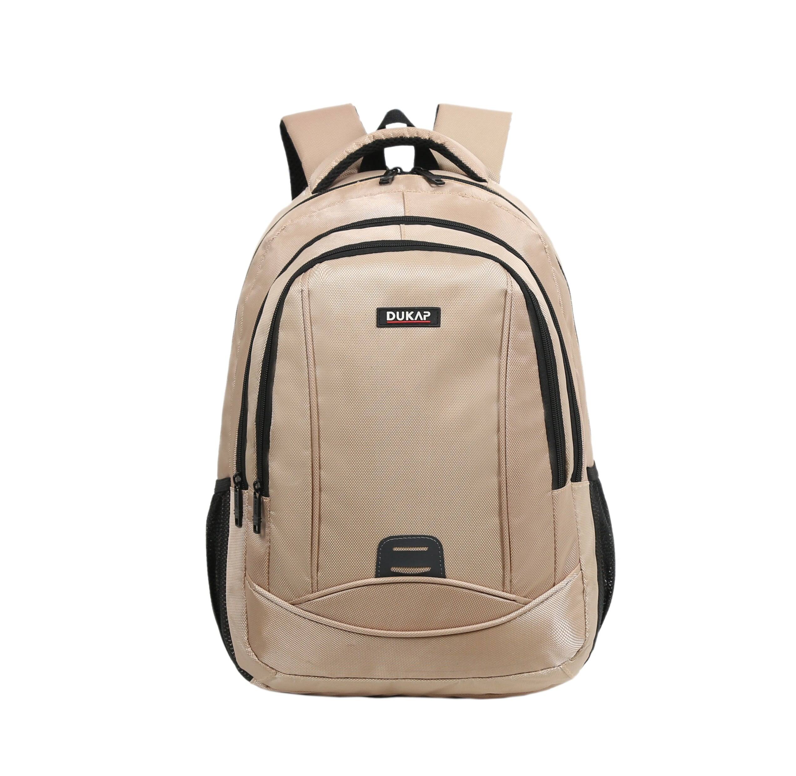 Left. DUKAP - NORIC Executive Backpack for Laptops up to 15.6''-Inches - SAND.
