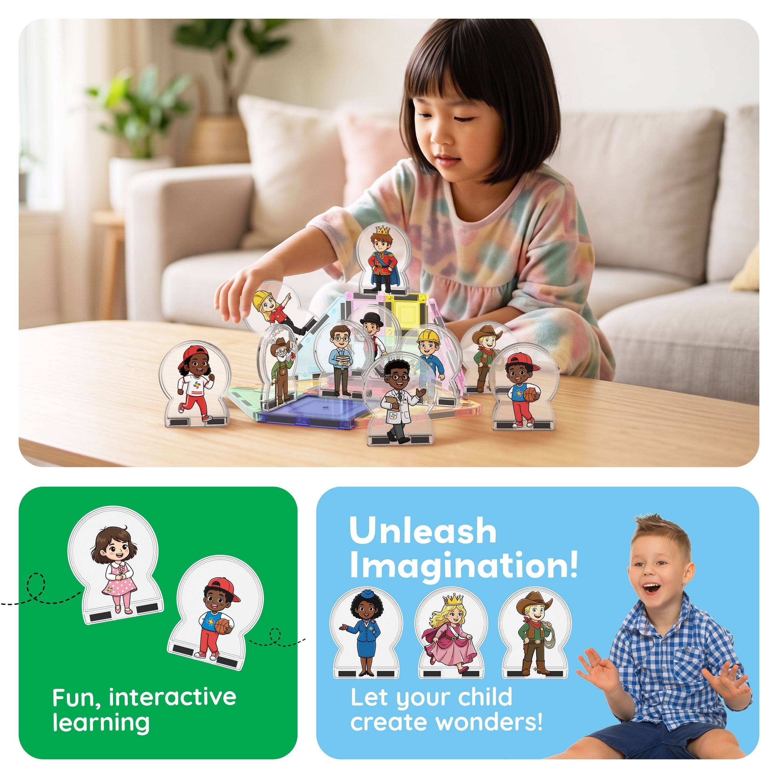 Unleash Imagination!  
Fun, interactive learning  
Let your child create wonders!