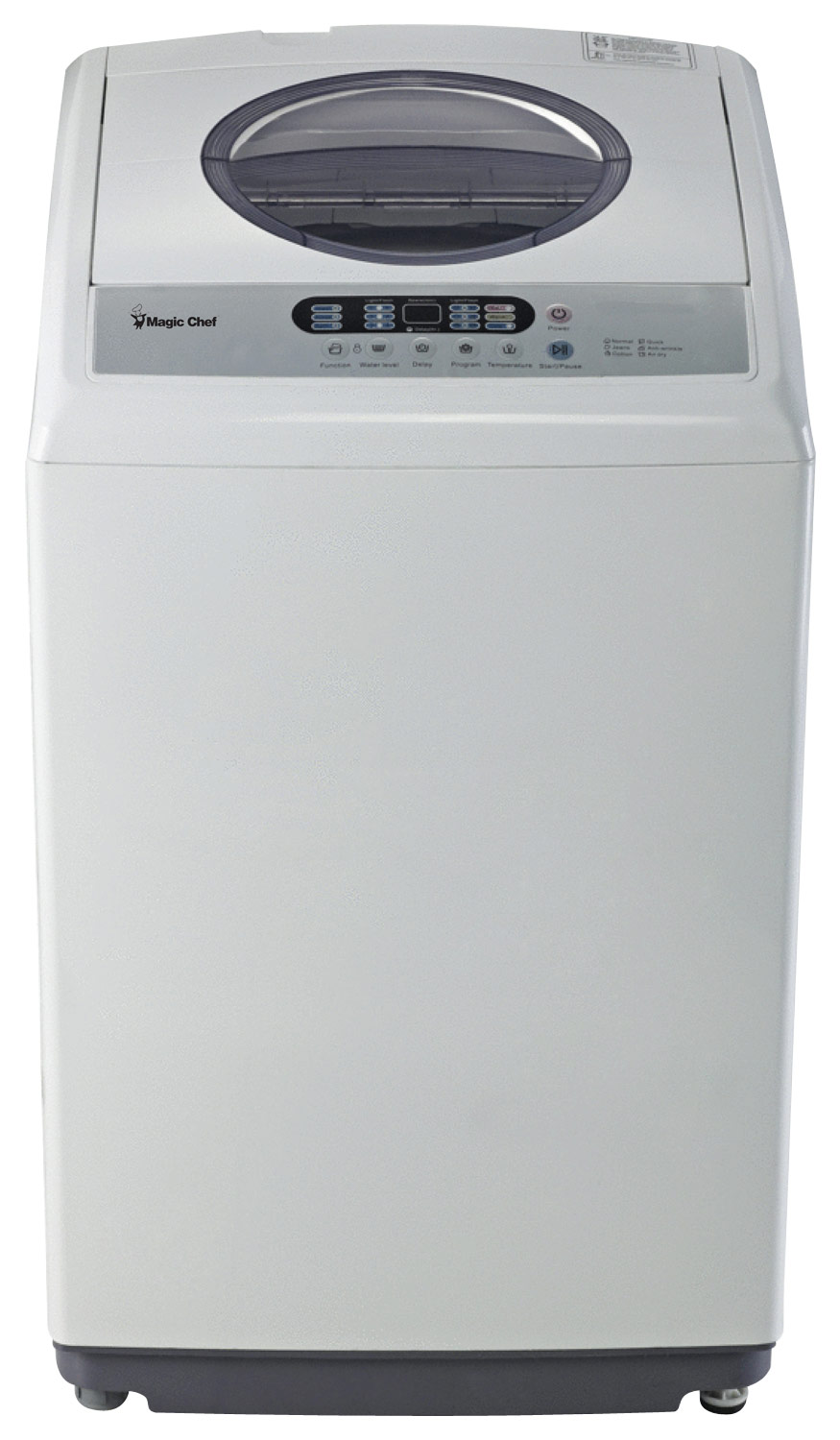 Best Buy: Magic Chef 1.6 Cu. Ft. 6-Cycle Compact Top-Loading Washer White  MCSTCW16W2