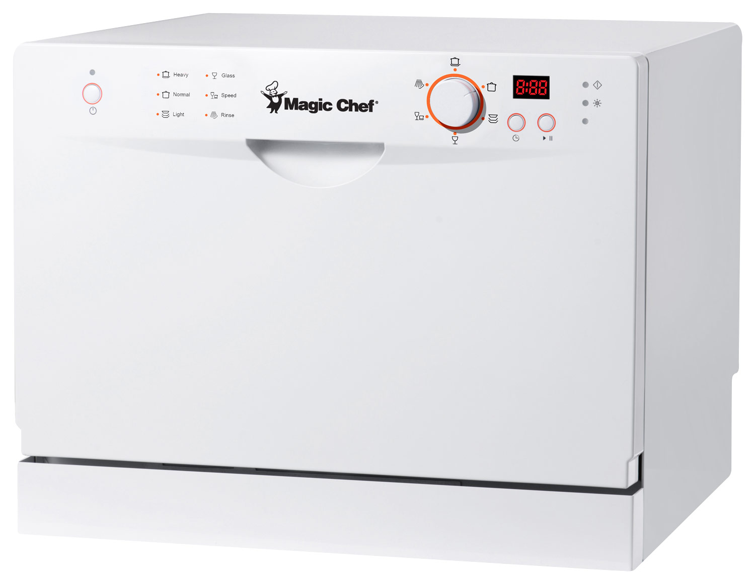 Magic Chef 22 Countertop Portable Dishwasher White  - Best Buy