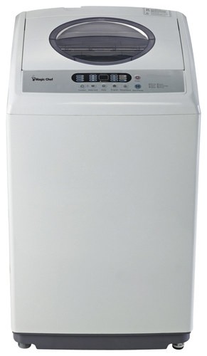 Magic Chef 2.1 cu ft Topload Compact Washer, White 