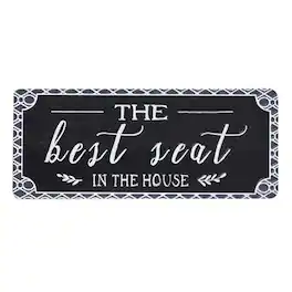 BreeBe - *Best Seat in the House Metal Sign - Multi