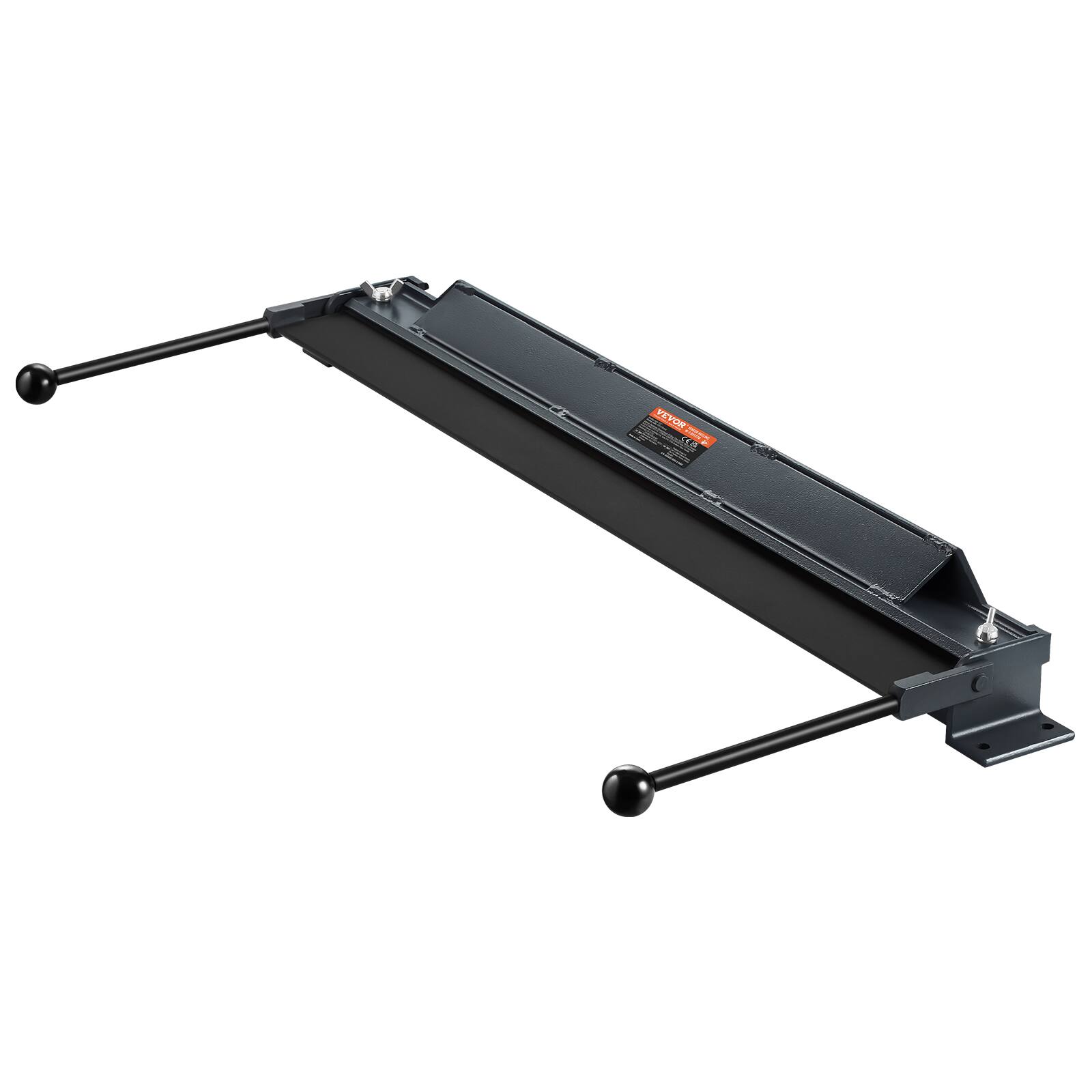 VEVOR - Box and Pan Brake, 48-Inch, 0-130 Degrees Sheet Metal Bending Brake, Portable Mini Metal Bender with 20 Gauge - Black
