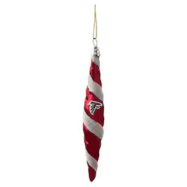 The Memory Company - Atlanta Falcons Two-Pack Swirl Blown Glass Ornament Set - Multicolor