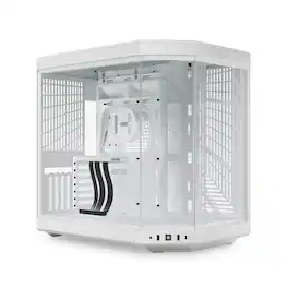 HYTE - Y70 Mid-Tower ATX Gaming PC Desktop Case with Riser Cable - White