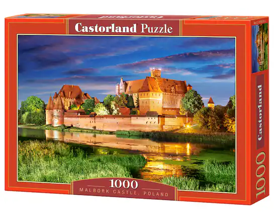 Castorland Puzzle, Castorland 1000, 1000, Malbork Castle, Poland, No G 103010-1