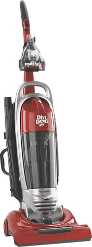 Dirt Devil - Featherlite HEPA Bagless Upright Vacuum - Red