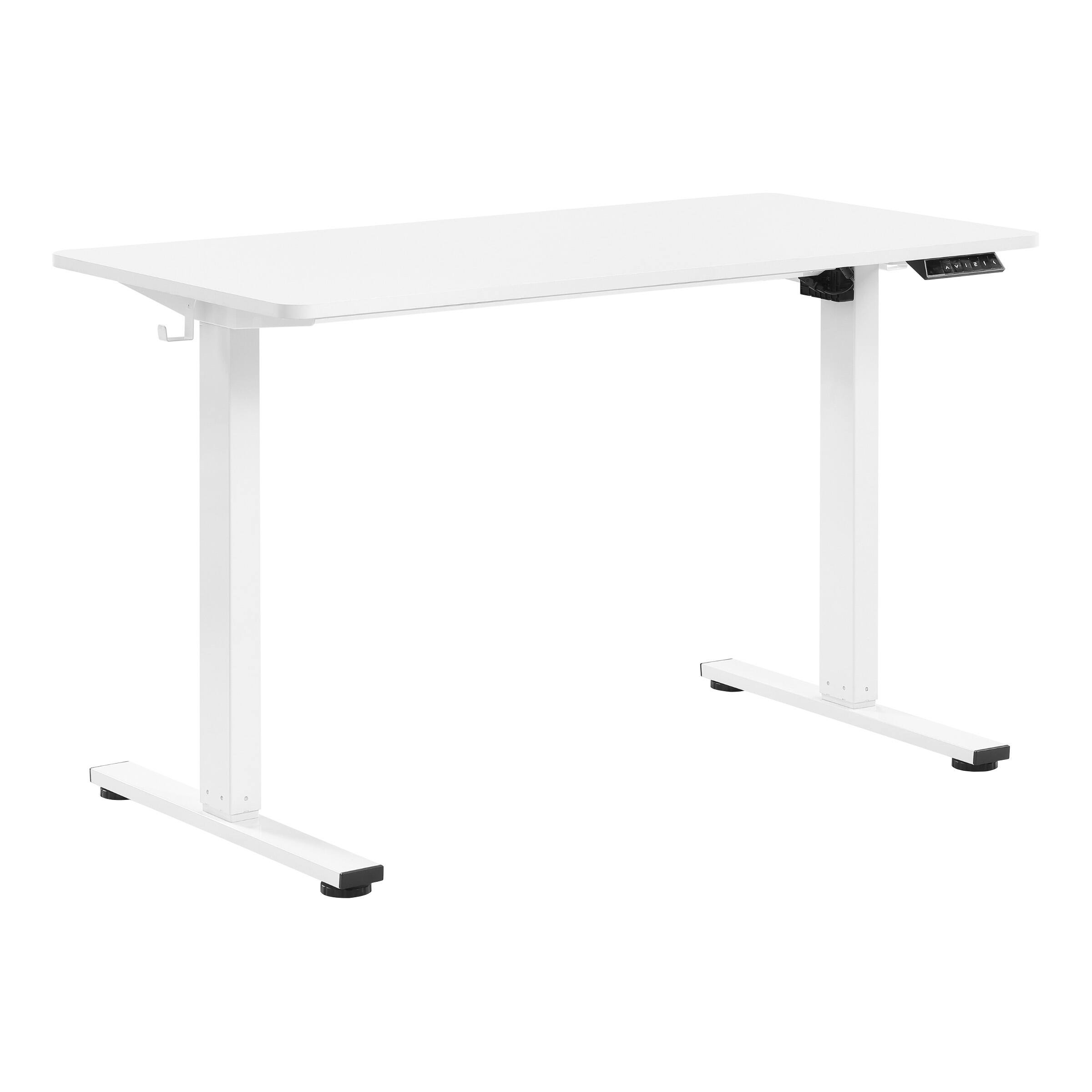 Angle. OSP Home Furnishings - Primo Sit/Stand Electric 48" Desk - White.