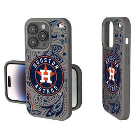 Keyscaper - MLB - Houston Astros Paisley iPhone Soft Touch Case - 14 - Gray
