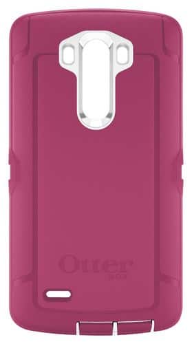 Front. Otterbox - Defender Series Soft Shell Case for LG G3 Cell Phones - Pink.