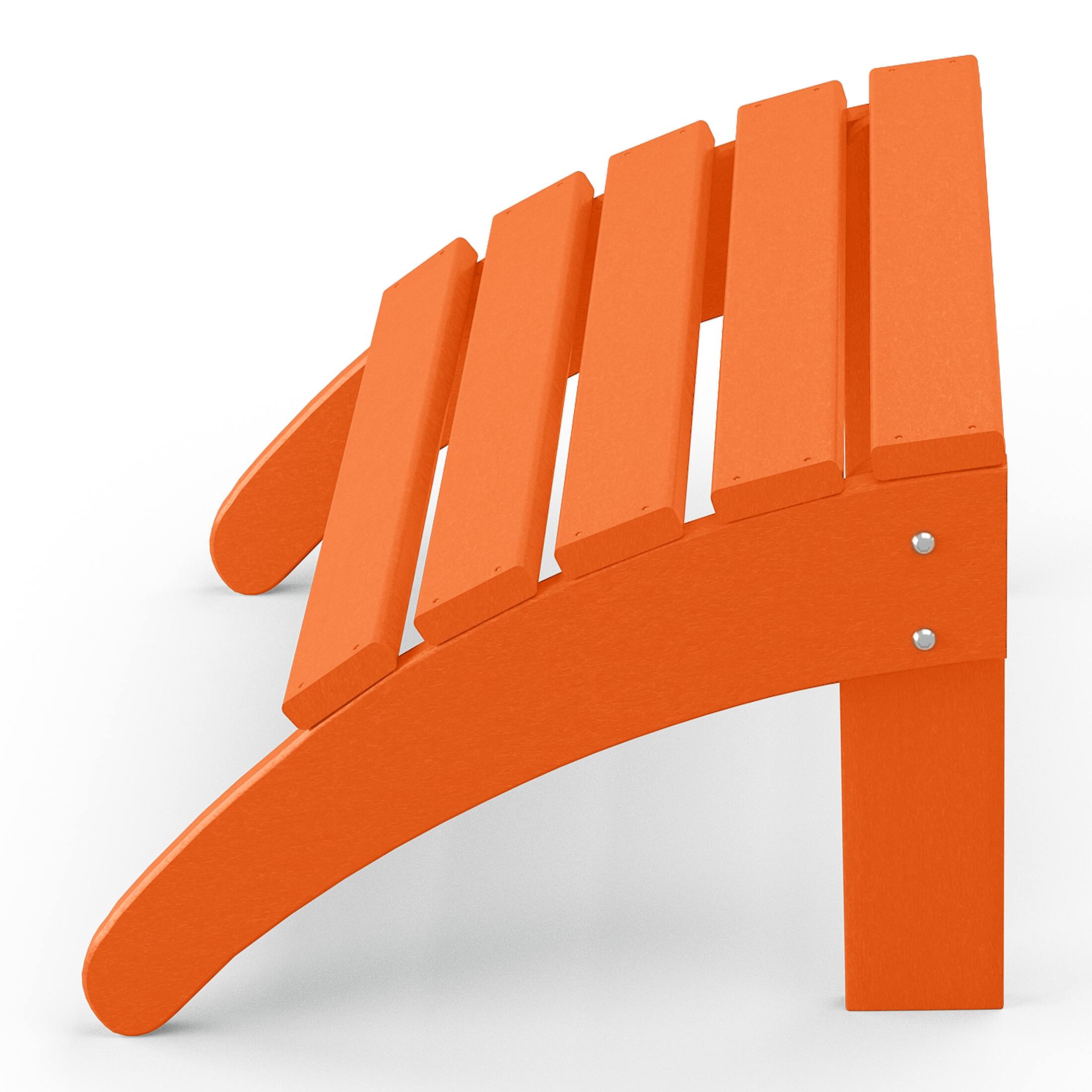 Back. WestinTrends - WestinTrends Malibu Outdoor folding ottoman for Adirondack chair - Orange.