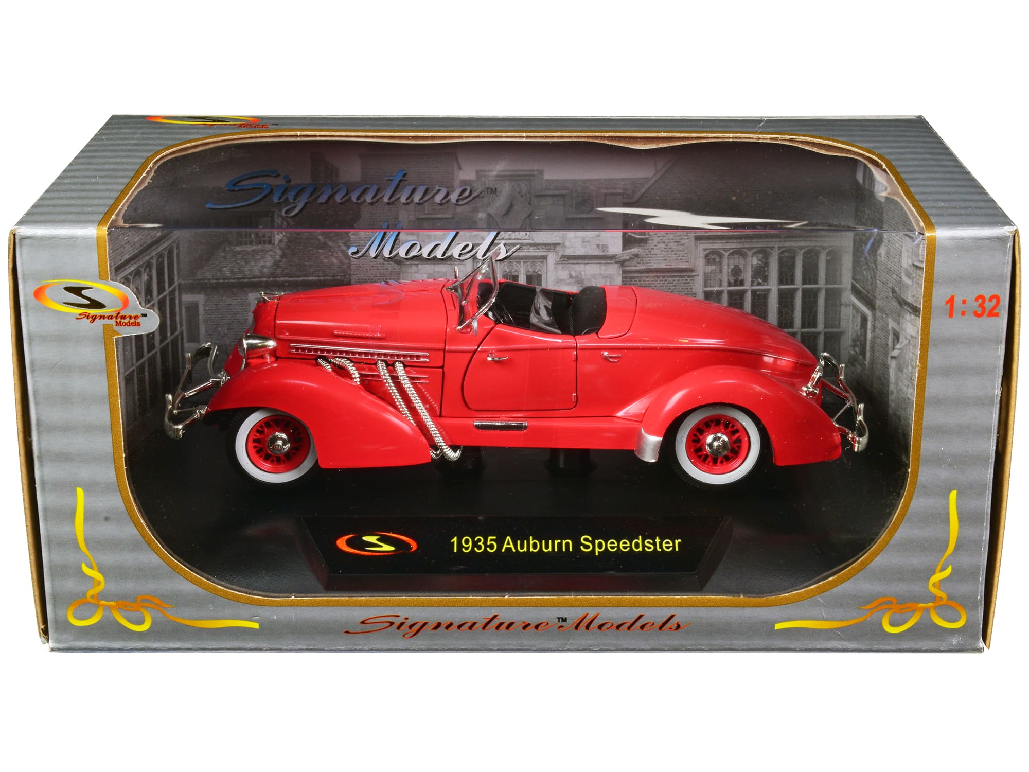 1935 Auburn Speedster Coral Red 1/32 Diecast Model Car by Signature Models price history on PriceWatchPro