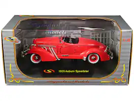 1935 Auburn Speedster Coral Red 1/32 Diecast Model Car by Signature Models