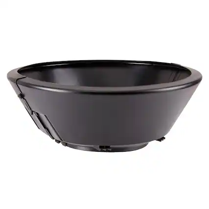 Front. Flowtron - Replacement Funnel for LE900 Electric Leaf Mulcher and Shredder Outdoor Yard Machine - Black.