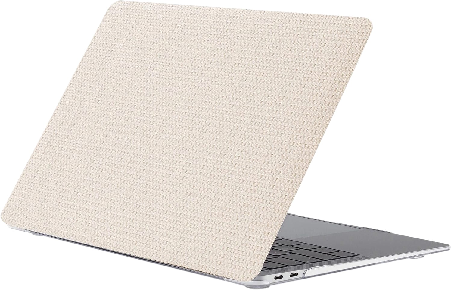 Front. SaharaCase - Woven Case for Apple MacBook Air 13.6" M2 and 13" M3 Chip Laptops - Beige.