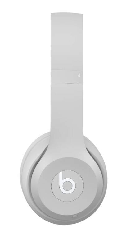 Left. Beats - Beats Solo 4 Bluetooth Wireless On-Ear Headphones - Matte Gray - MG7J4LLA - Gray.