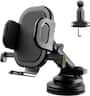 Bracketron - OneClick Ext Window, Dash & Vent Mount for most cell phones - Black