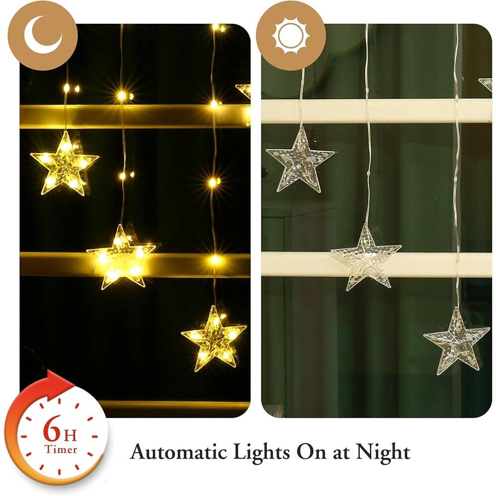 6 Timer Automatic Lights On at Night