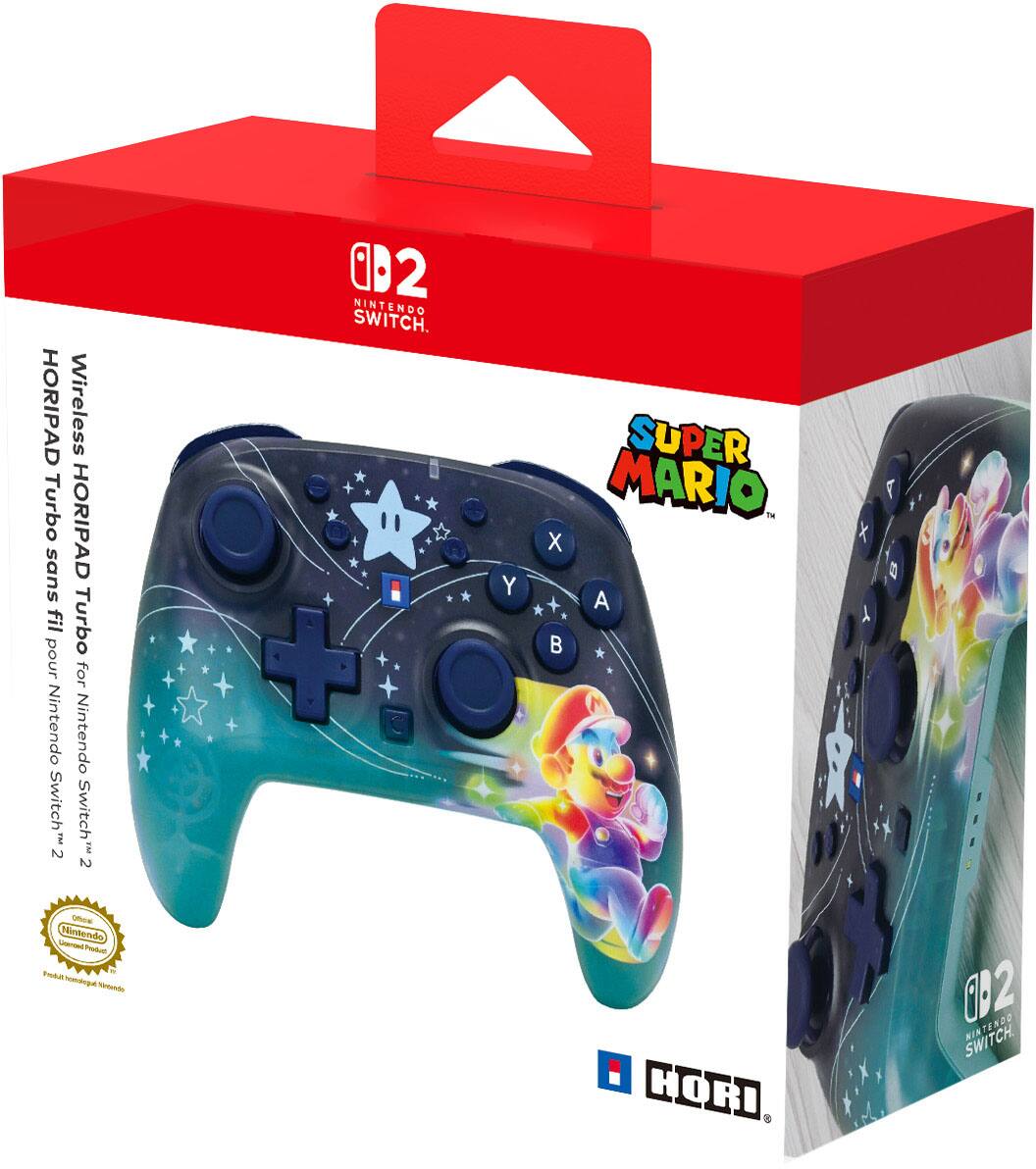 HORIPAD Wireless Turbo HORIPAD sans fil Turbo pour Nintendo Switch 2.  
Super Mario  
Nintendo Switch  
HORI