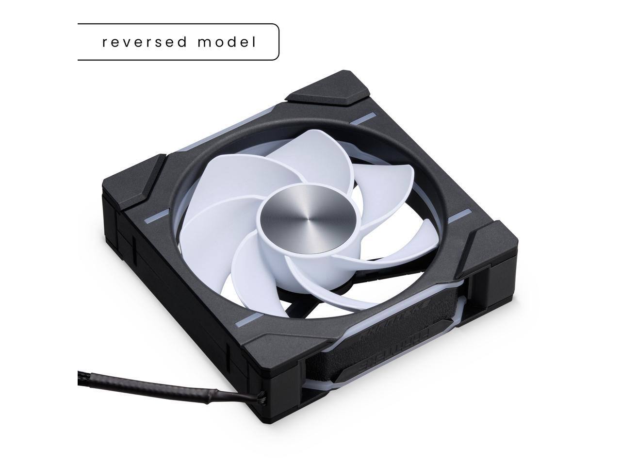 Phanteks D30 120 DRGB PWM Fan, Reverse Airflow, ARGB/DRGB, Daisy