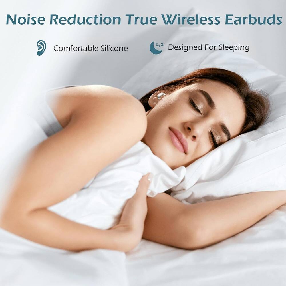 Noise Reduction True Wireless Earbuds

Comfortable Silicone

Designed For Sleeping