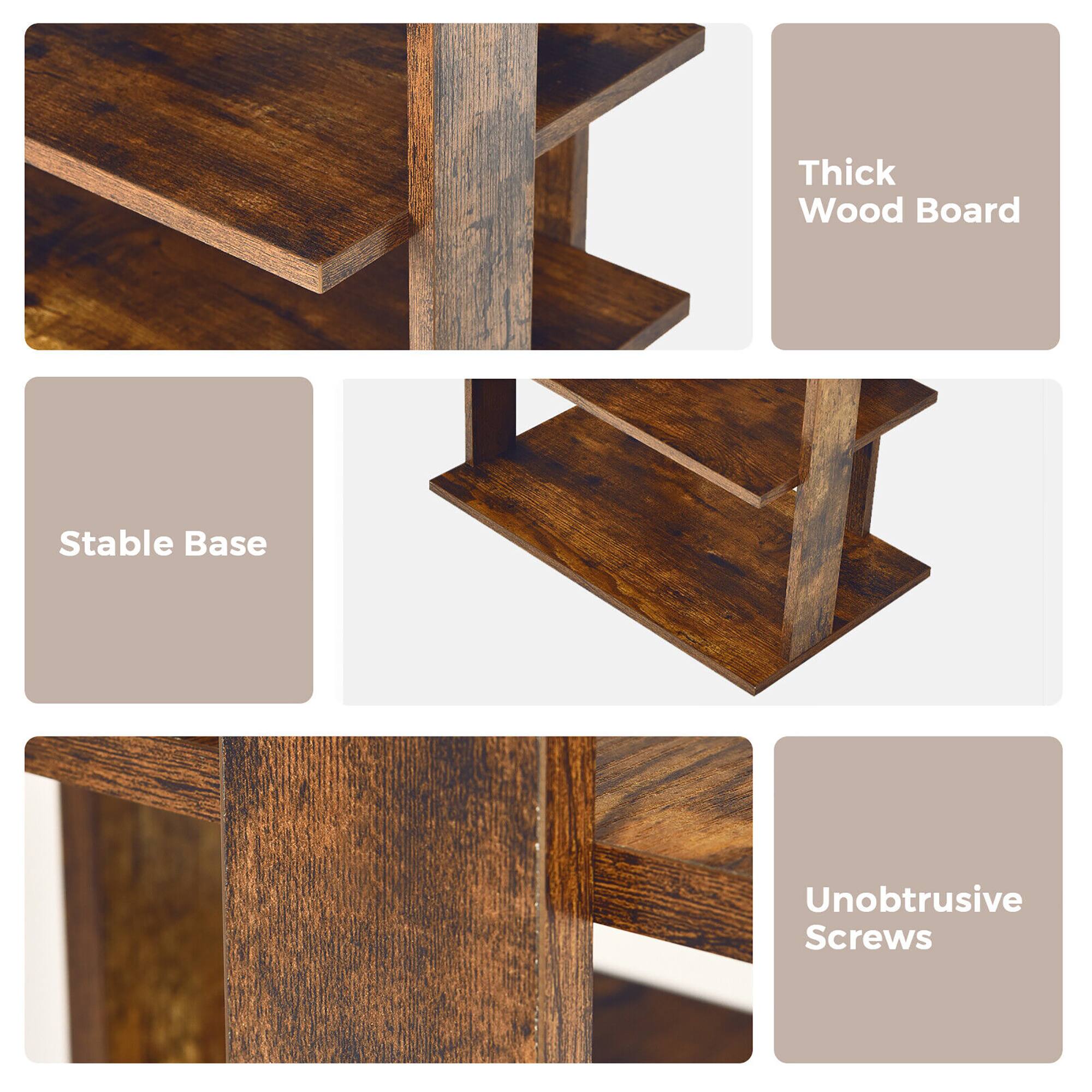 - Thick Wood Board
- Stable Base
- Unobtrusive Screws