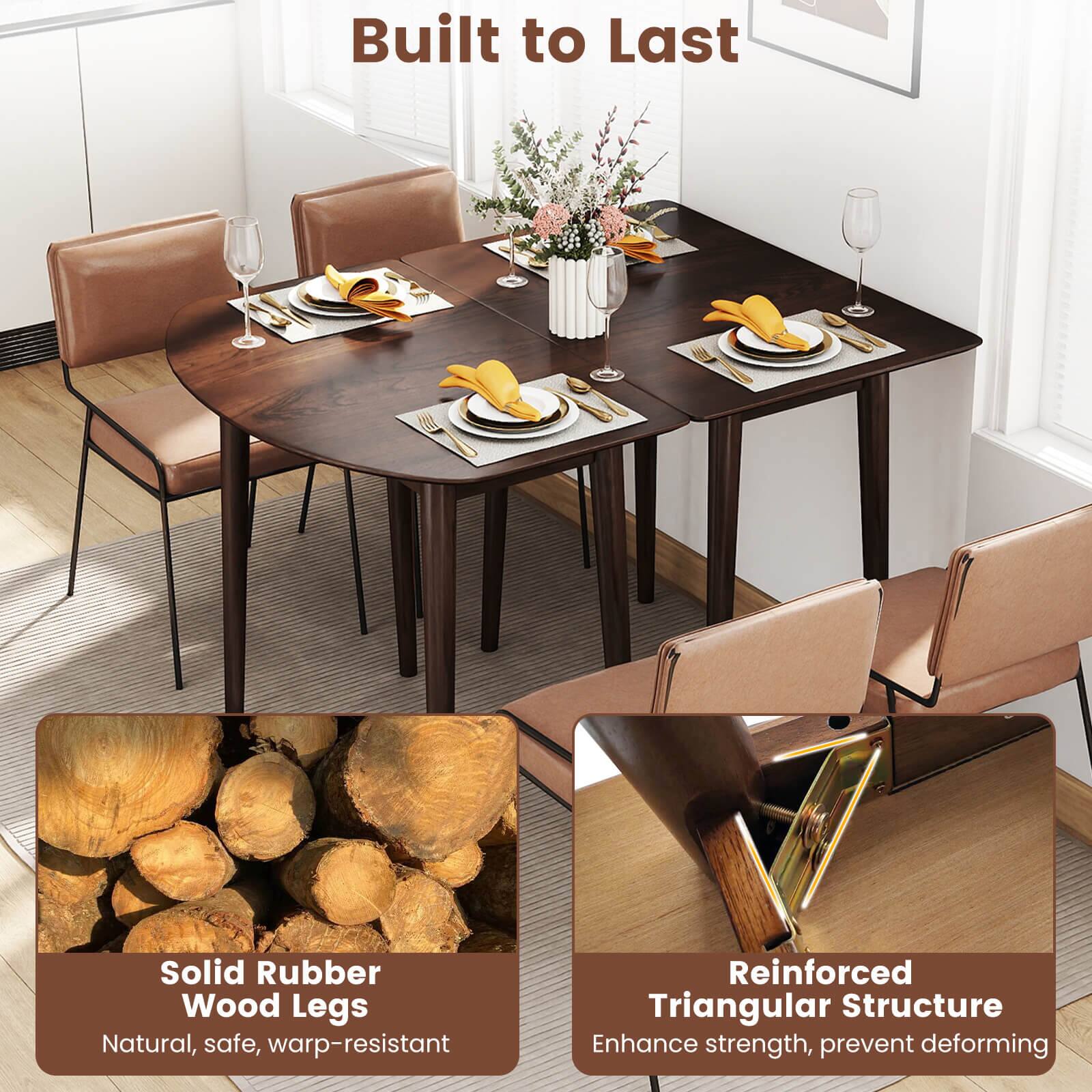 Built to Last

Solid Rubber Wood Legs
Natural, safe, warp-resistant

Reinforced Triangular Structure
Enhance strength, prevent deforming