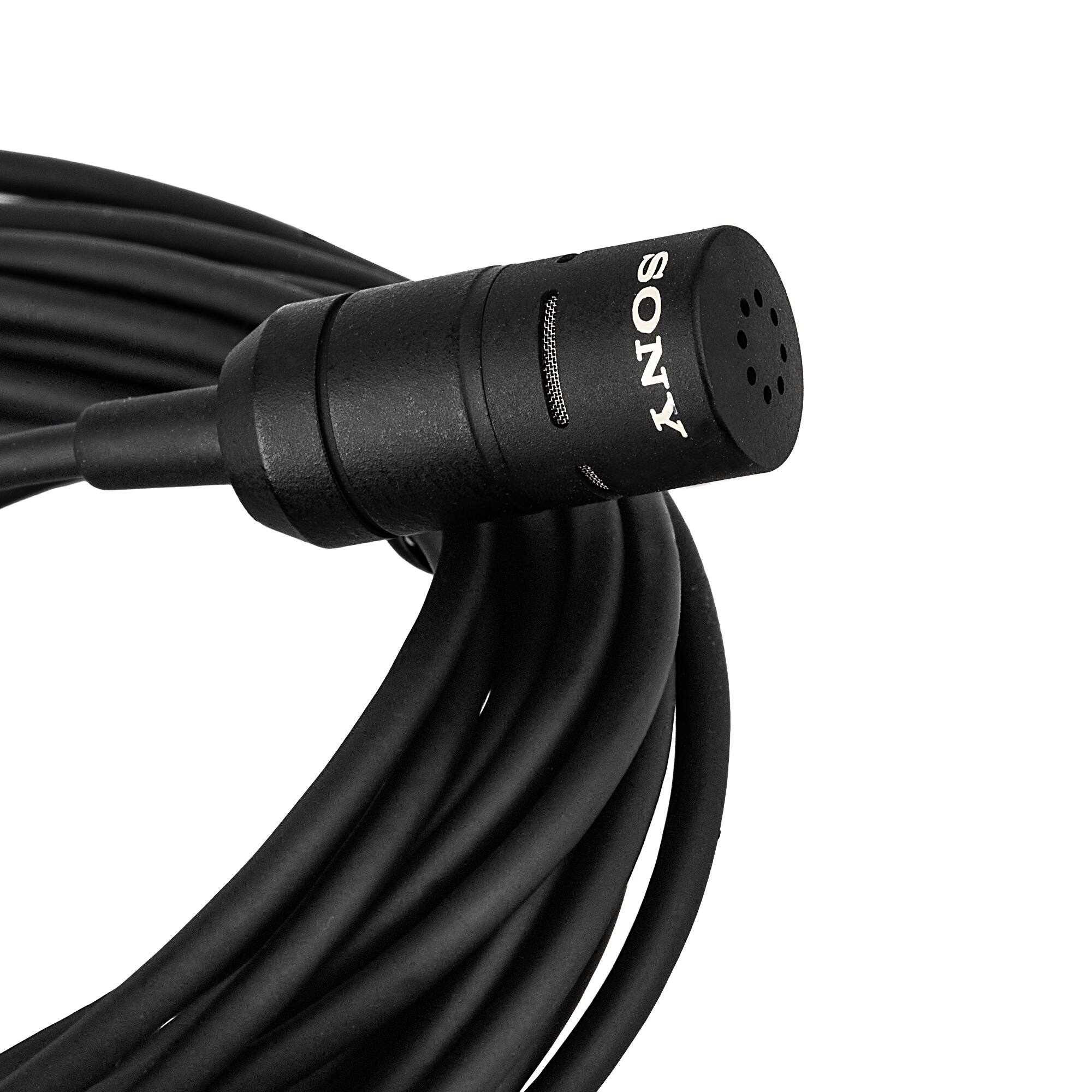 Alt View 1. Sony - Sony ECM-66B Compact Lavalier Condenser Microphone – Unidirectional XLR Lapel Mic | More.