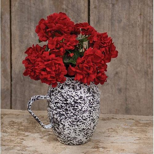 Angle. BreeBe - *Black Splatter Enamel Pitcher - Multi.