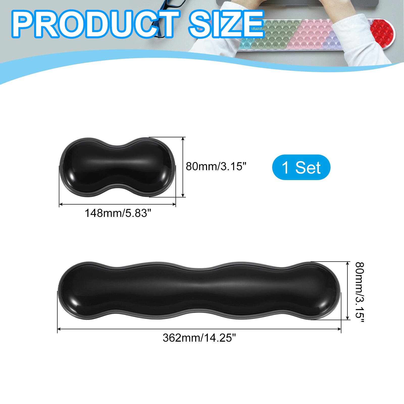 PRODUCT SIZE

1 Set

80mm/3.15"

148mm/5.83"

362mm/14.25"