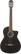 Front Standard. Cordoba - Fusion 12 Jet 6-String Full-Size Acoustic/Electric Hybrid Nylon String Guitar - Black.