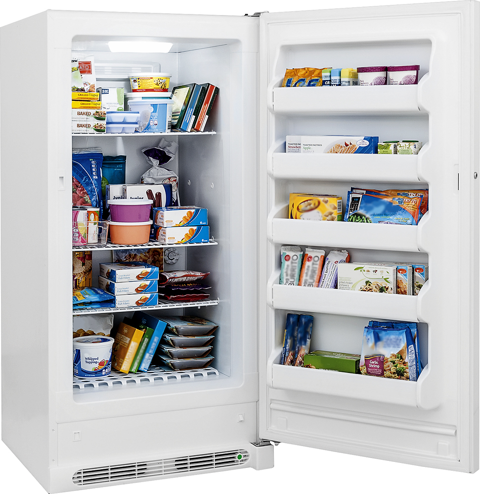 Customer Reviews: Frigidaire 13.8 Cu. Ft. Upright Freezer White ...