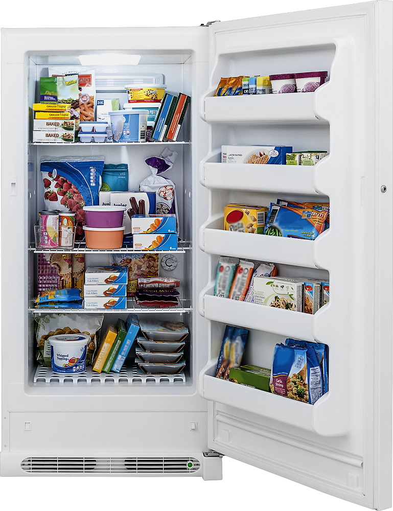 Questions and Answers: Frigidaire 13.8 Cu. Ft. Upright Freezer White ...